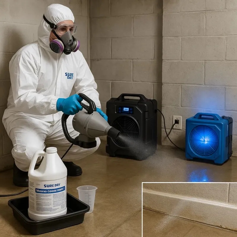 Sanitization and Odor Removal process in Lathrup Village, MI